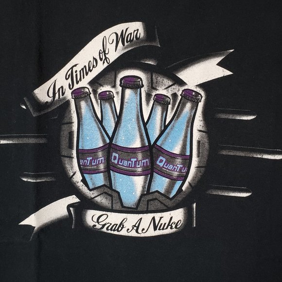 Fallout Nuka Cola Quantum Mens Small Black T-shirt - Picture 3 of 4